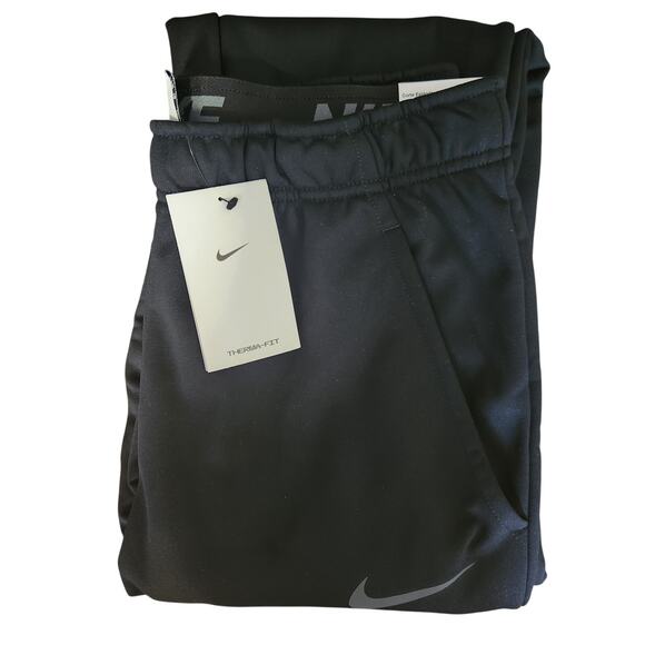 Nike Men's Therma-fit, Black small tapered training pant standard fit - Picture 1 of 7